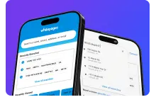 Whitepages mobile app